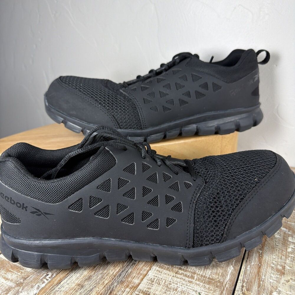 Reebok Mens 10.5 Sublite Cushion Safety Work Shoes See Description